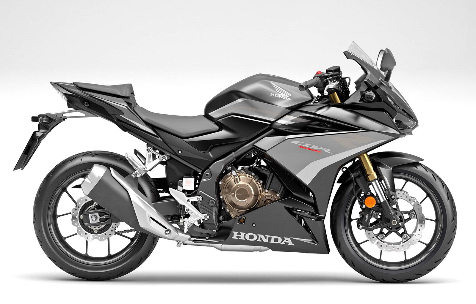 Amotopart 2019–2021 CBR500R Honda Grau-Schwarz-Verkleidungsset