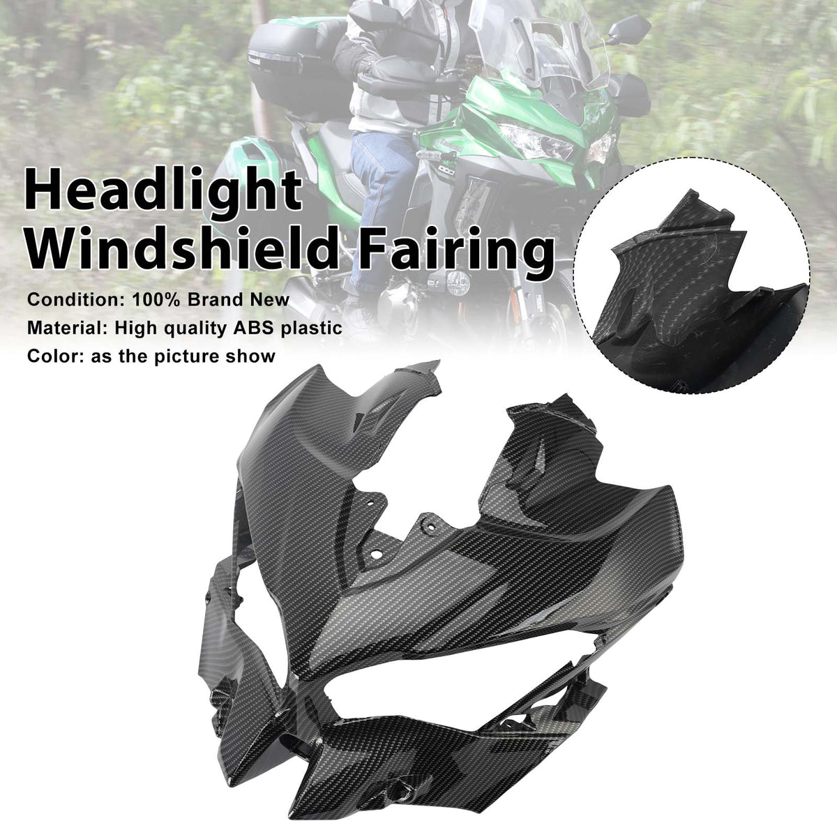 2019-2024 Kawasaki Versys 1000 Headlight Windshield Cover Fairing