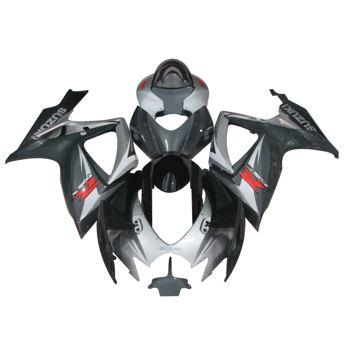 Amotopart 2006-2007 K6 GSXR 600/750 Suzuki Black&Grey Fairing kit