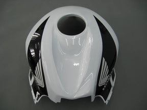 Amotopart Honda 2007–2008 CBR600RR Weiß Schwarz Verkleidungsset
