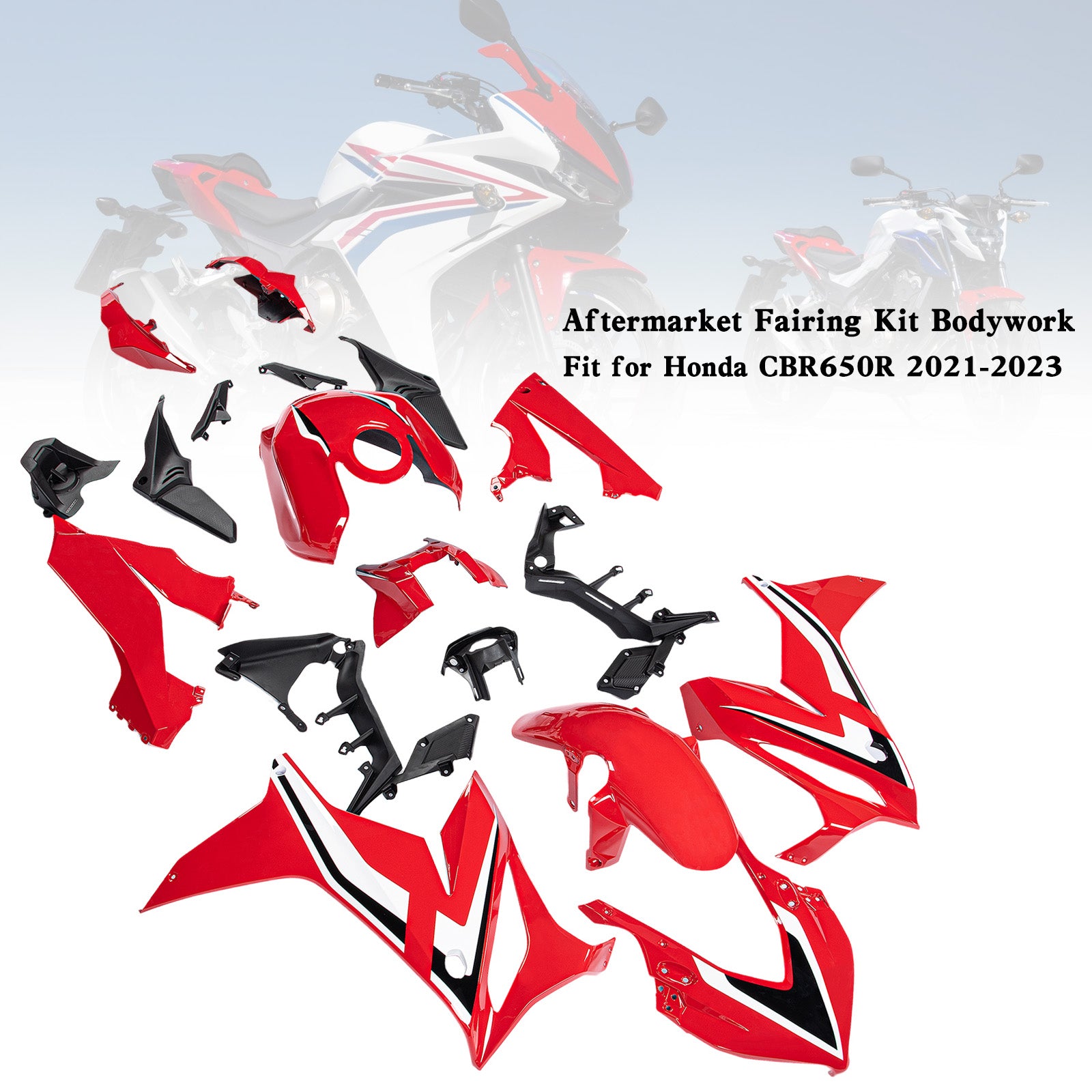 Amotopart 2021-2023 Honda CBR650R Fairing Kit Collection