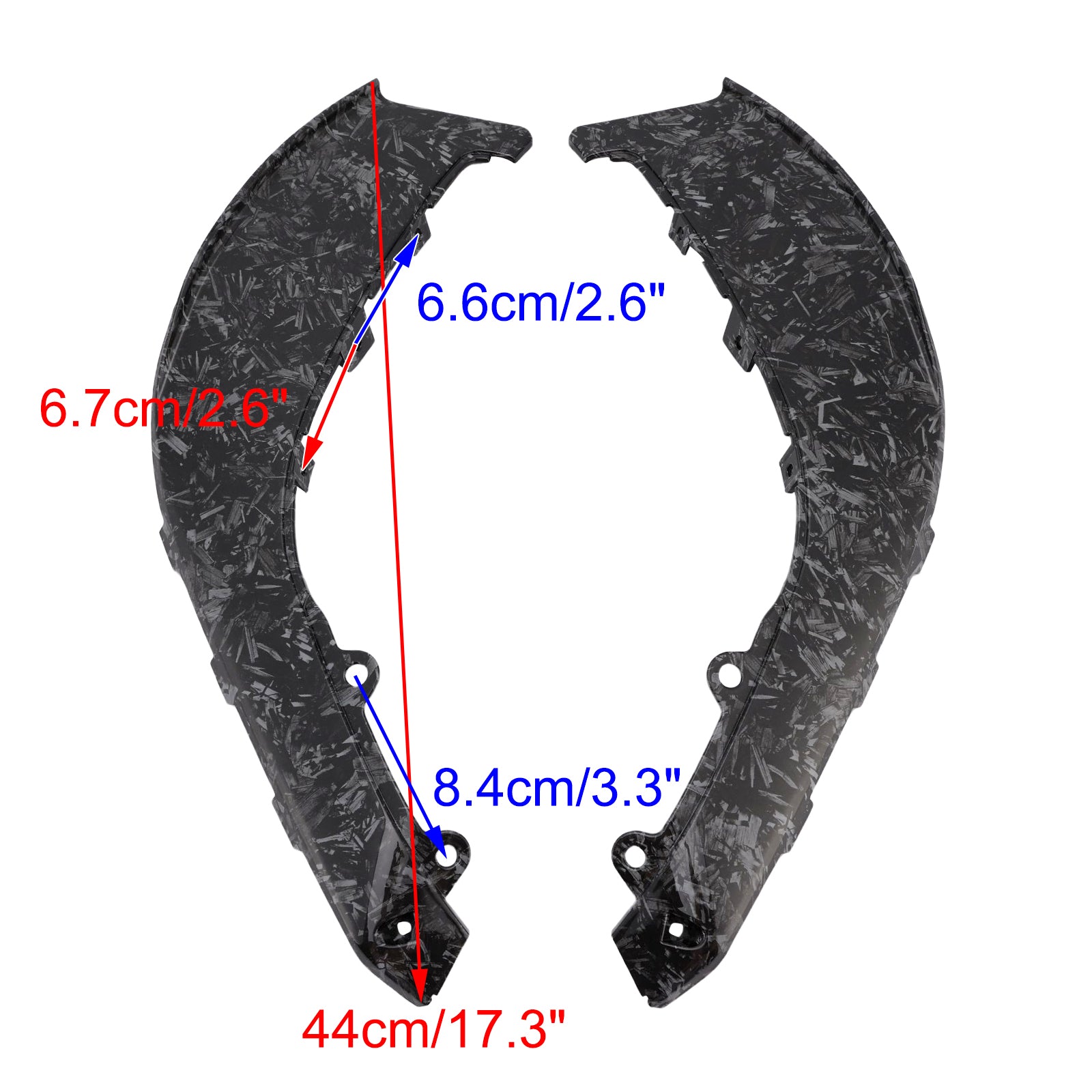2021-2024 Aprilia RSV4 Upper Fairing Infills Side Panels Cowling Frame