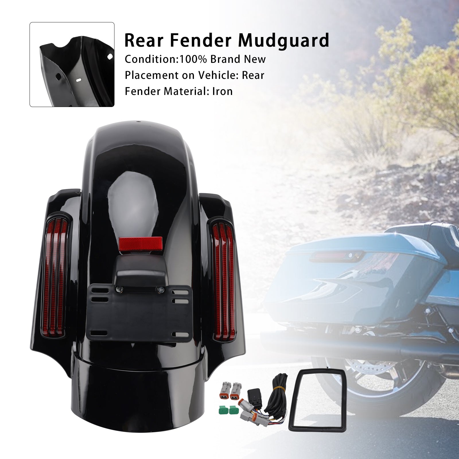 2023-2025 Touring Road Glide Street Glide CVO  Rear Fender System