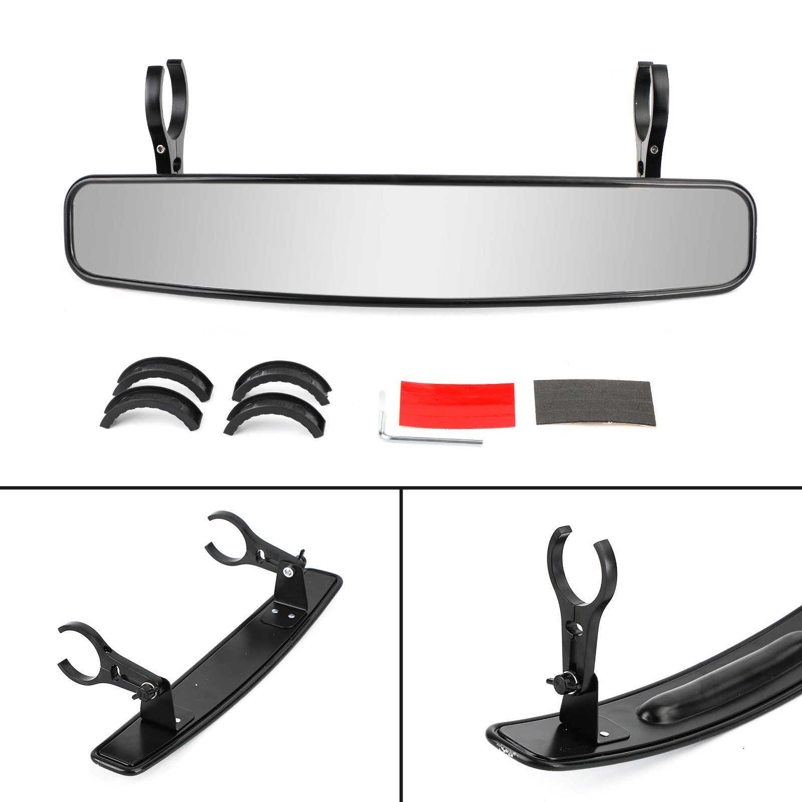 UTV 17" Rear View Mirror 2" Roll Bar For Can-am Maverick STD XRS XMR XRS XXC