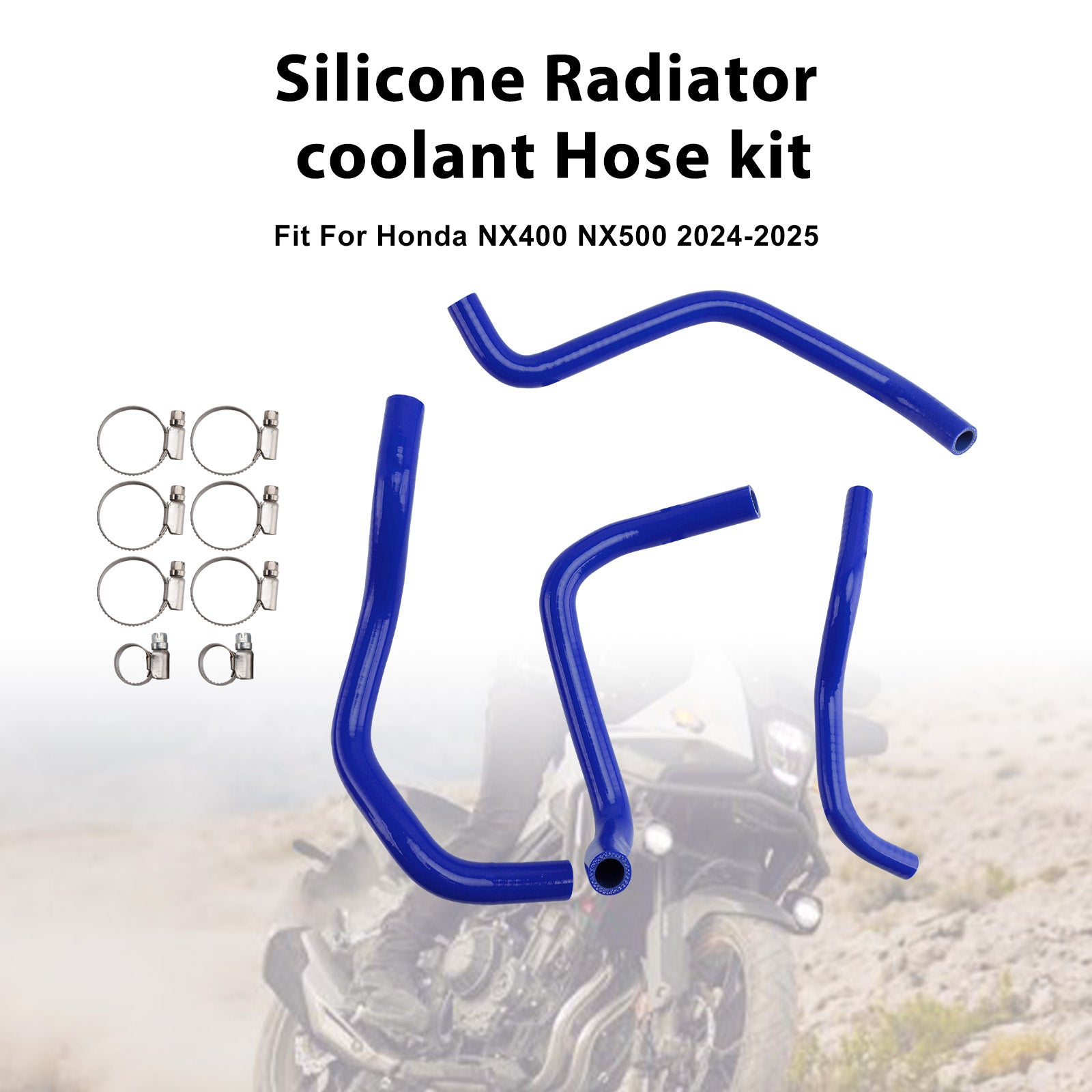 Honda NX400 NX500 CB500 CB500F/X/R Silicone Radiator coolant Hose