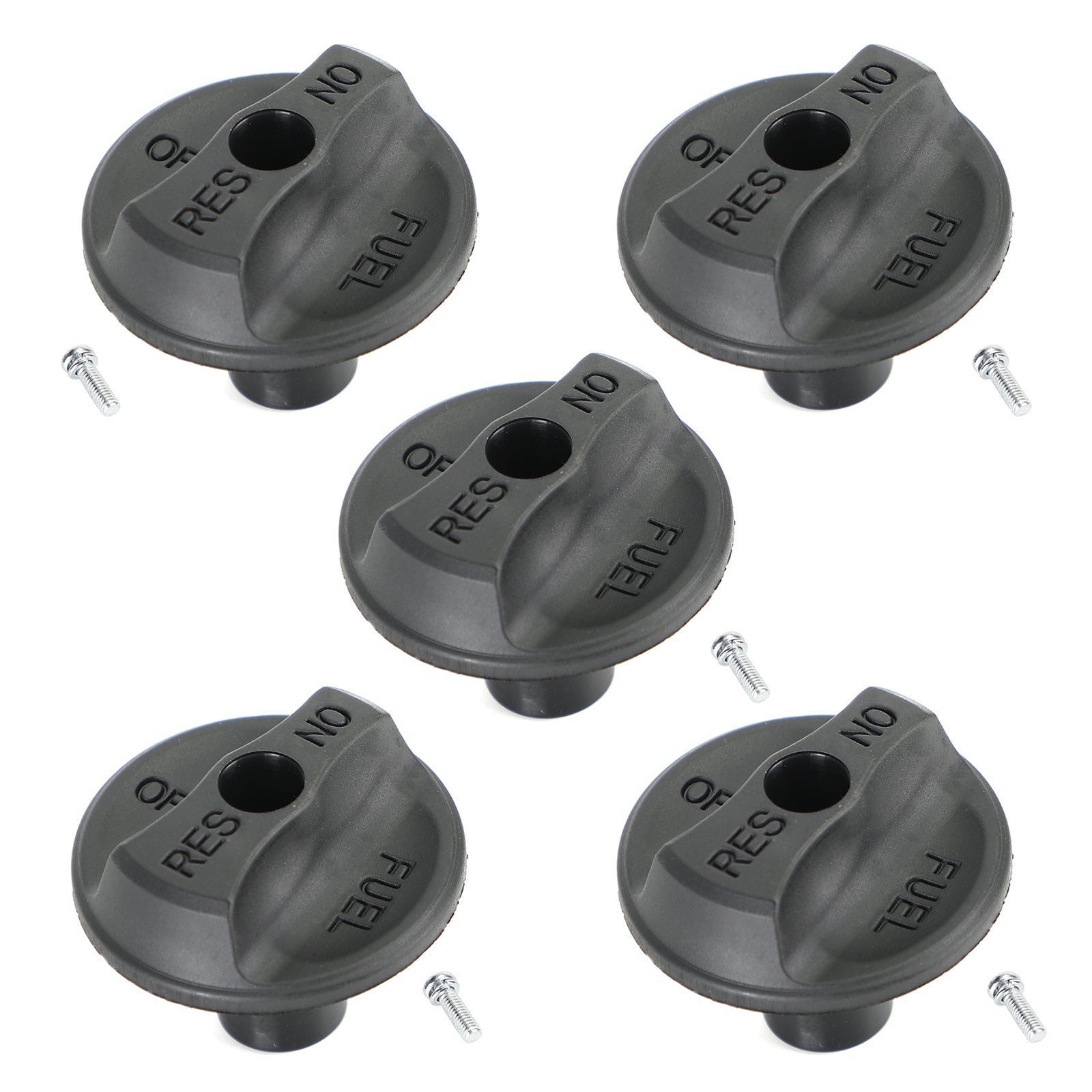 Arctic Cat 250 300 400 500 01-05 0470-408 0423-146 5 tornillos de válvula de perilla de gas &