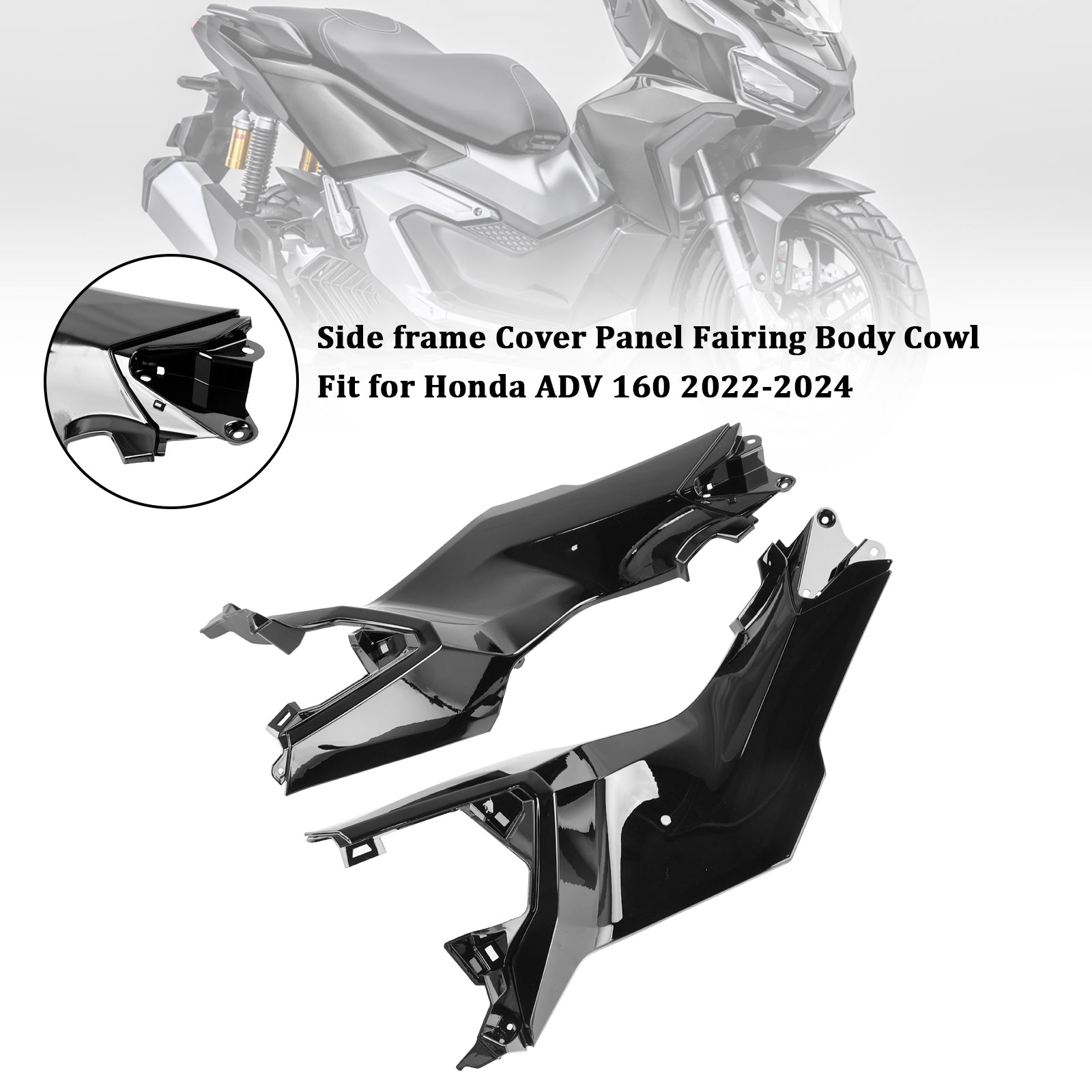 23-24 Honda ADV 160 Side Frame Cover Panel Fairing Body Cowl