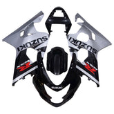 Amotopart 2004–2005 K4 GSXR 600/750 Suzuki Schwarz-Grau Verkleidungsset