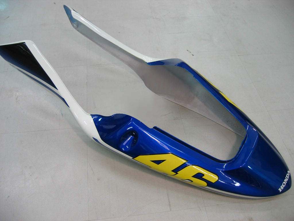 Amotopart 2004-2007 Honda CBR600 F4i Bleu et jaune avec logo Style3 Kit de carénage