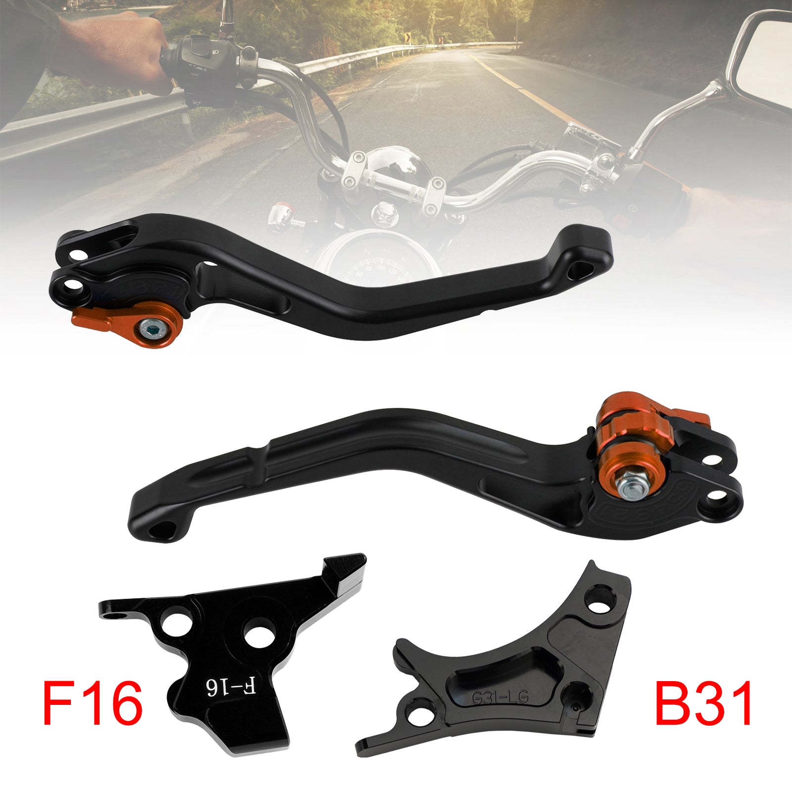 2017-2018 Orange BMW G310R G310GS NEW Short Clutch Brake Lever