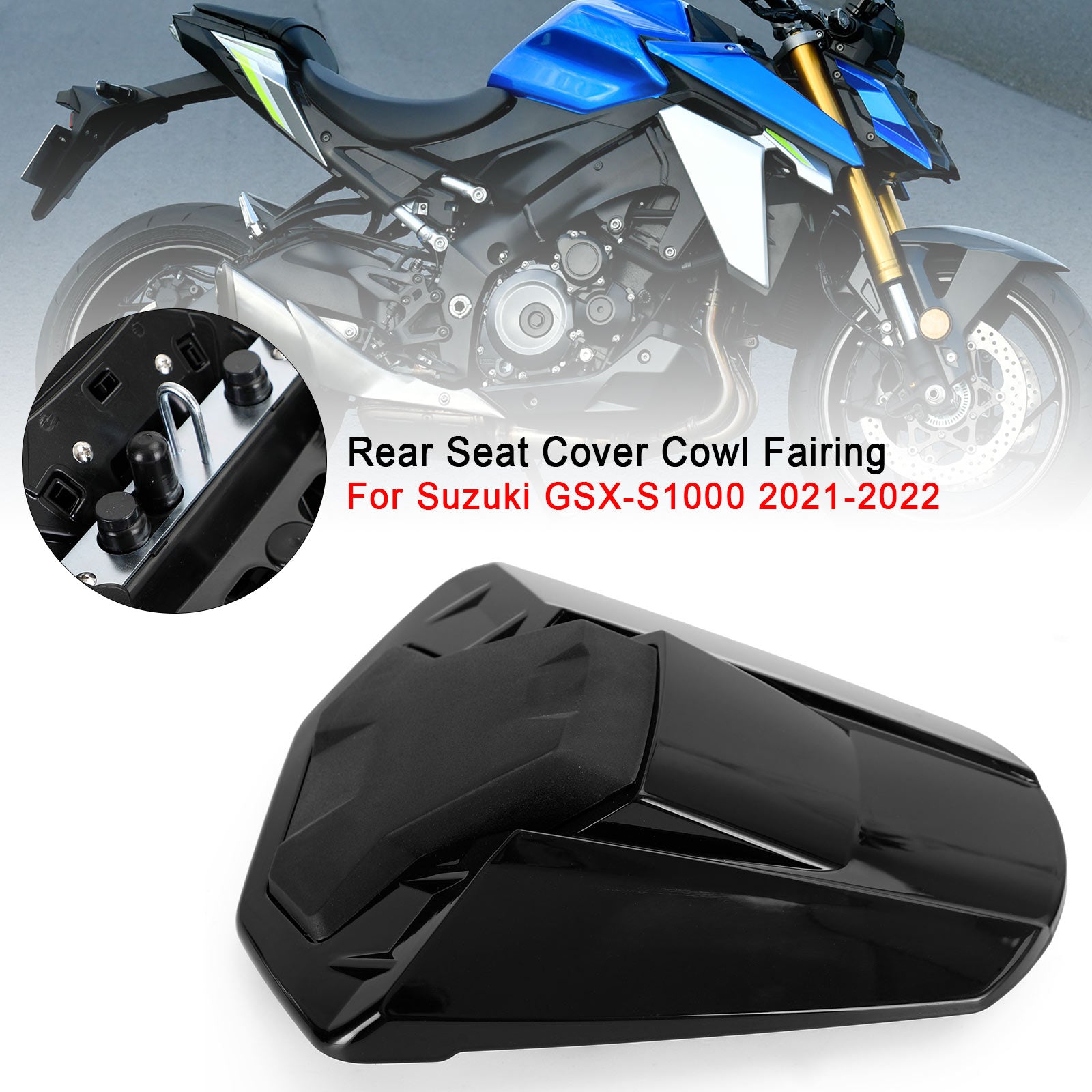 21-24 Carenatura del cappuccio del coperchio del sedile posteriore Suzuki GSX-S1000