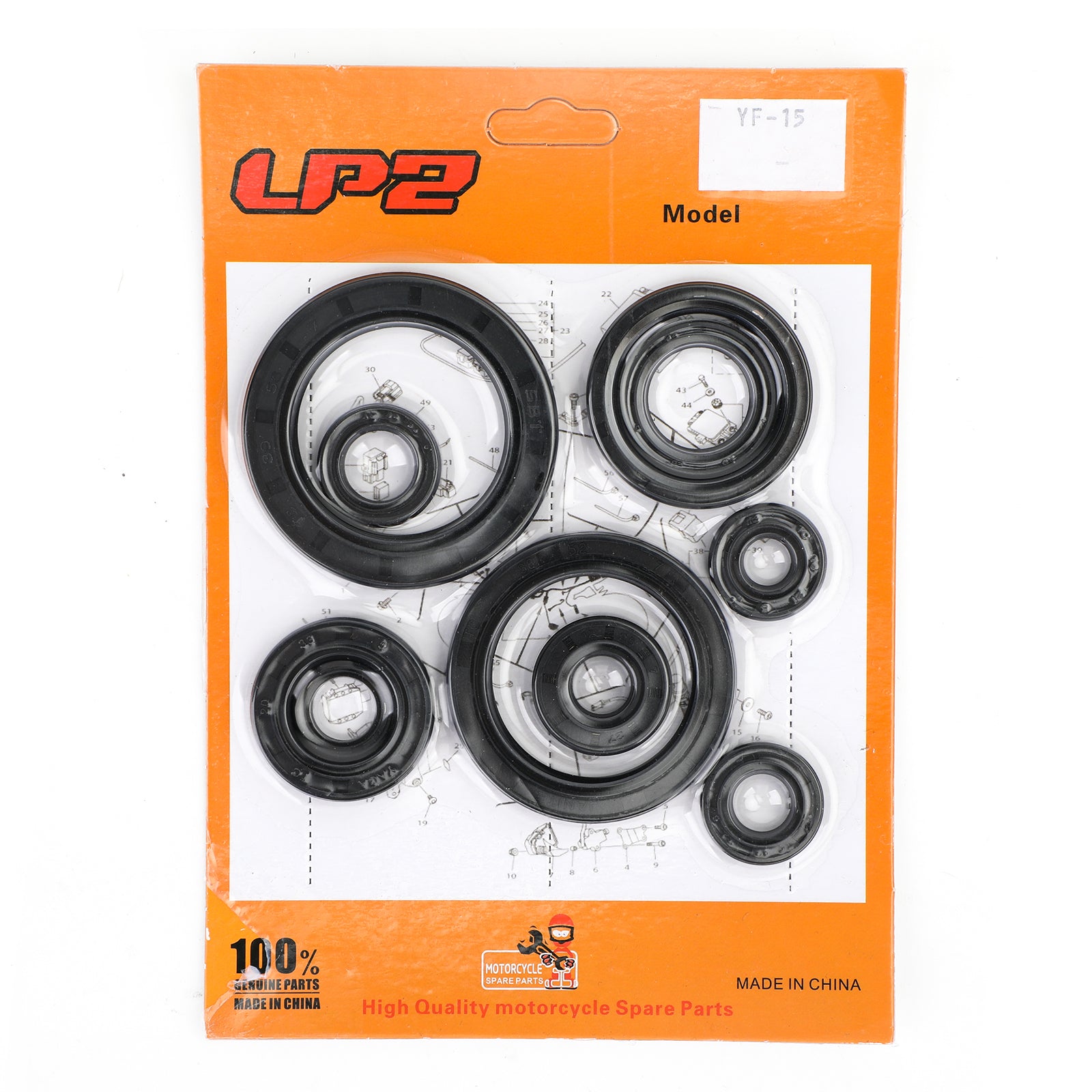 10pcs 02-06 Honda CRF450R Off-Road Complete Engine Oil Seal Crankcase Kit