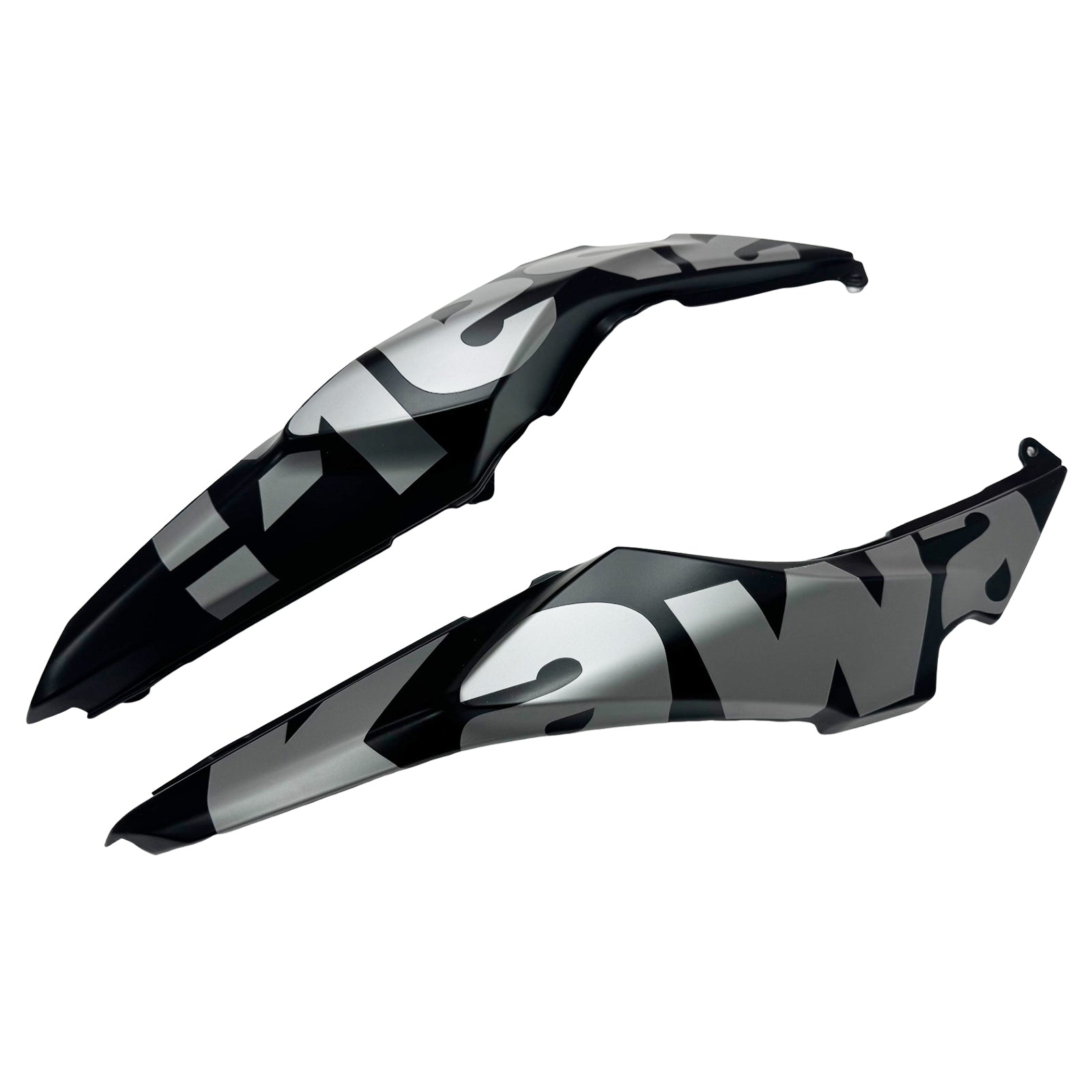 Amotopart 2017-2019 Kawasaki Z650 Black Green Gray Fairing Kit