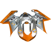 Amotopart All Years Ducati 1098 1198 848 Orange&Silver Fairing Kit