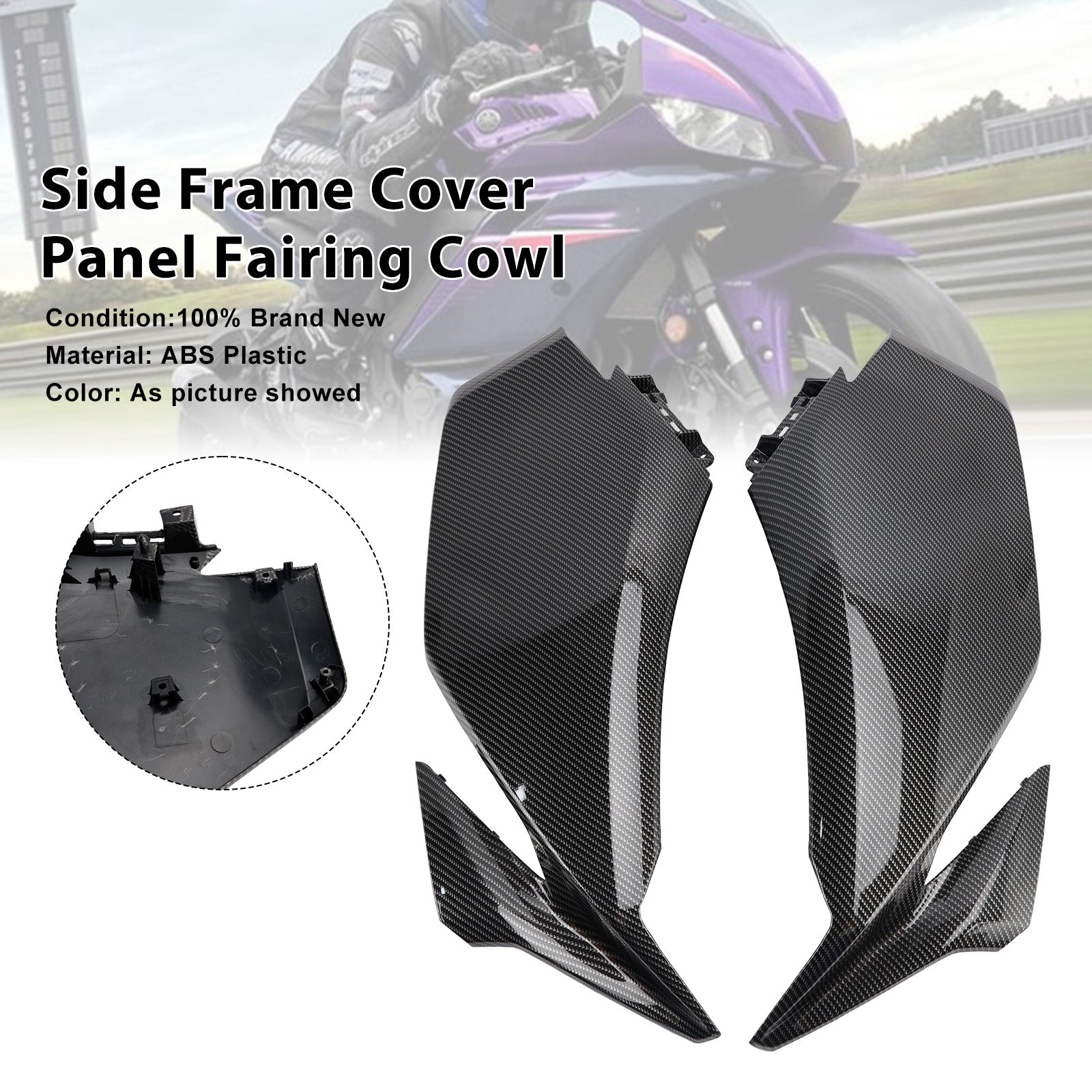 2025-2026 Yamaha YZF-R3 R25 Side Frame Cover Panel Fairing Cowl