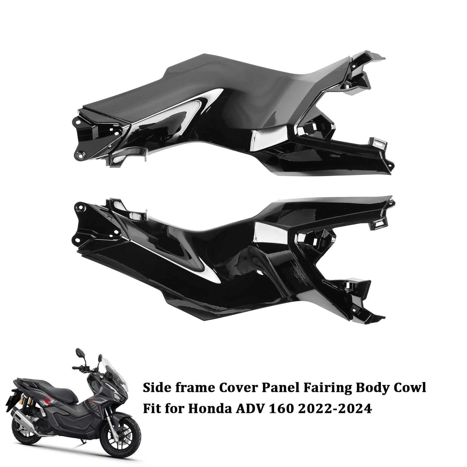 23-24 Honda ADV 160 Side Frame Cover Panel Fairing Body Cowl