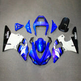Amotopart 1998-1999 Yamaha YZF 1000 R1 Blue&White Style1 Fairing Kit
