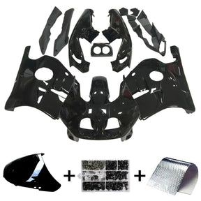 Amotopart 1990–1998 Honda CBR250RR MC22 komplett schwarzes Verkleidungsset