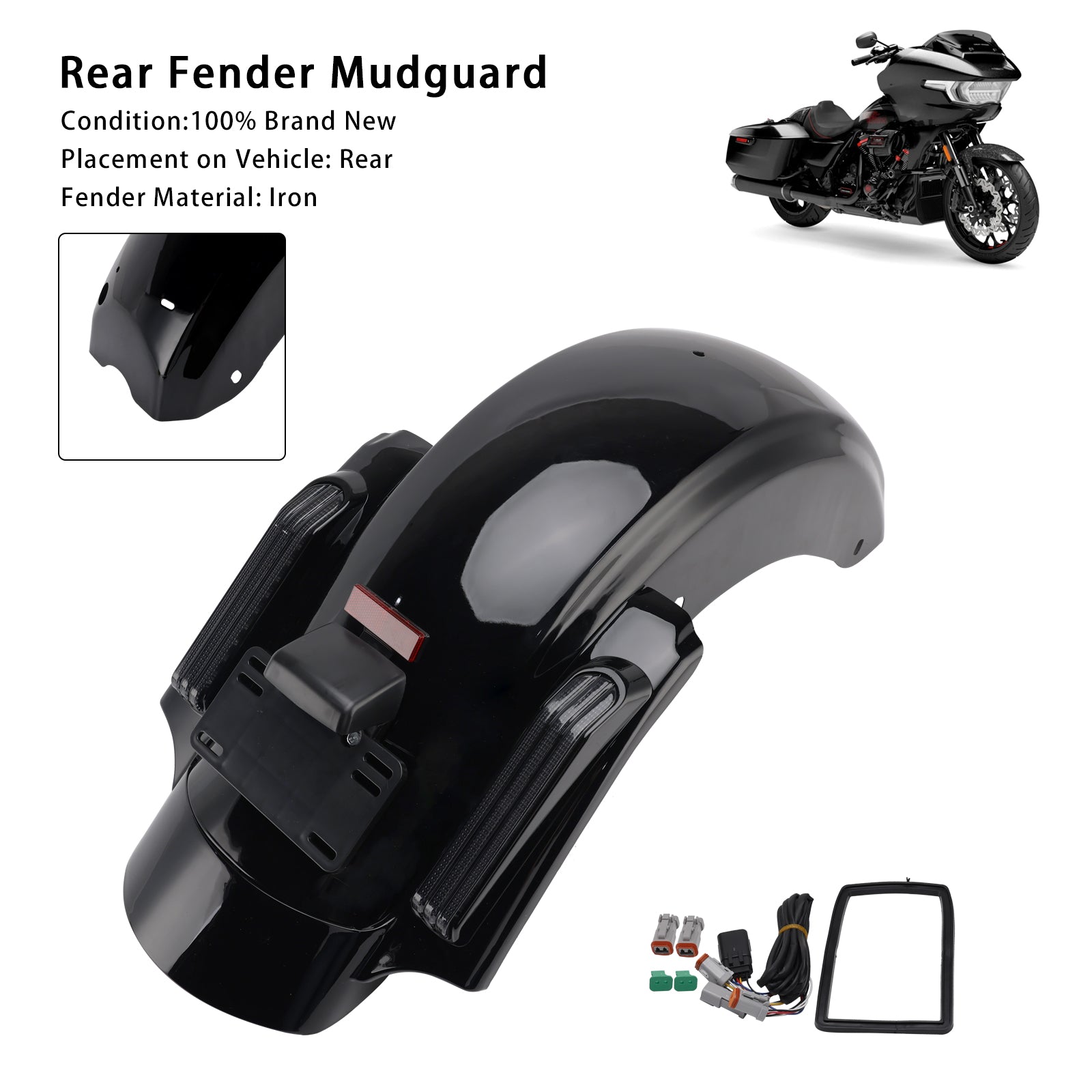 2023-2025 Touring Road Glide Street Glide CVO  Rear Fender System