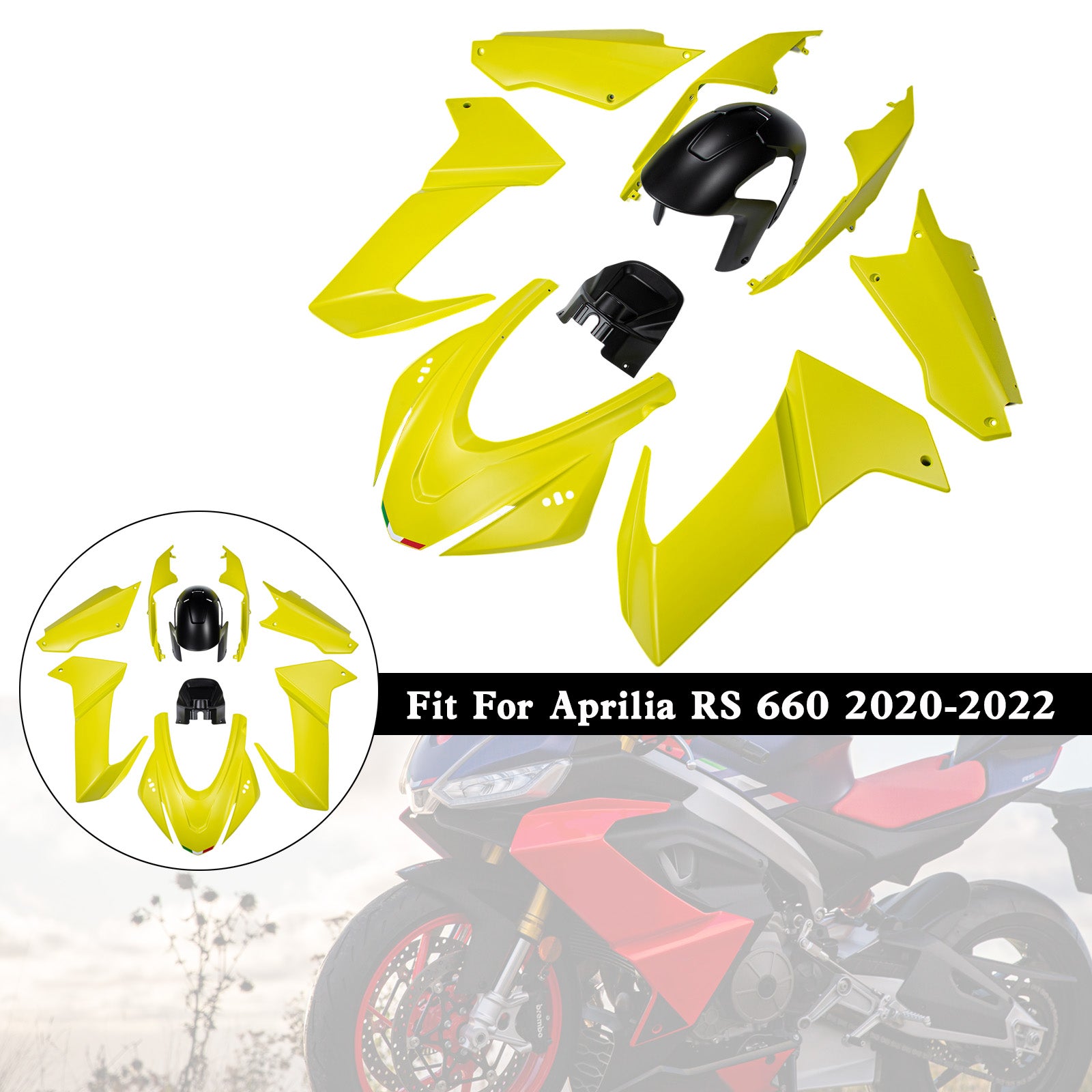 Amotopart (2020-2024) Aprilia RS 660 Fairing Kit Collection