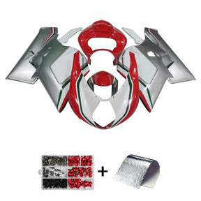 Amotopart 2005-2006 MV Agusta F4 1000 Red&Silver Style4 Fairing Kit