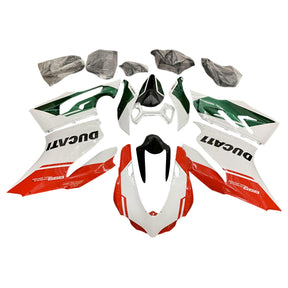 Amotopart 2012-2015 Ducati 1199 899 Red&GreenFairing Kit