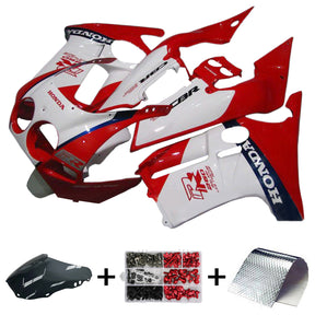 Amotopart 1988–1989 Honda CBR250RR MC19 rot-weißes Verkleidungsset