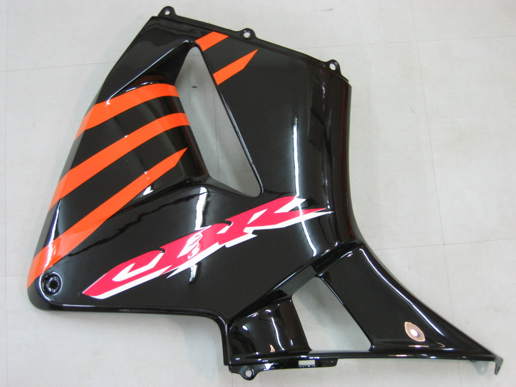 Amotopart 2005-2006 ホンダ CBR600RR ブラック&オレンジ フェアリングキット