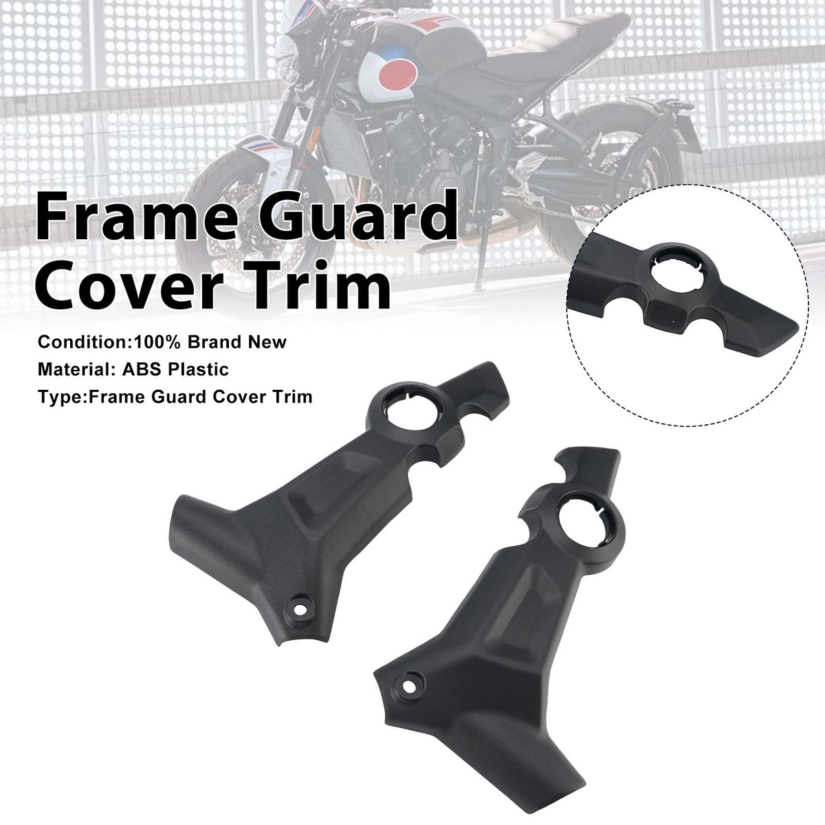 22-25 660 25-27 800 Trident Frame Guard Side Protection Cover Fairing