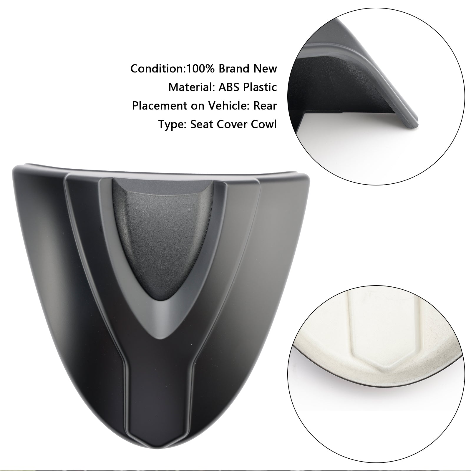 21-24 Trident 660 Tail Rear Seat Cover Fairing Cowl