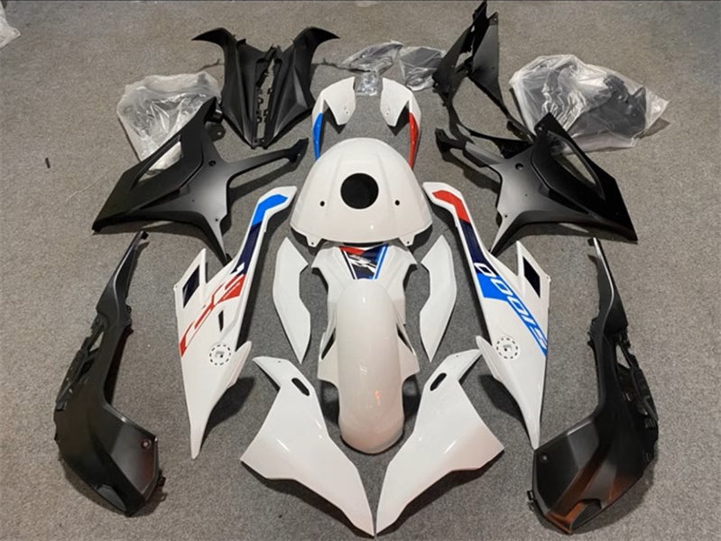 Amotopart 2019-2022 BMW M1000RR S1000RR ホワイト ブラック フェアリングキット