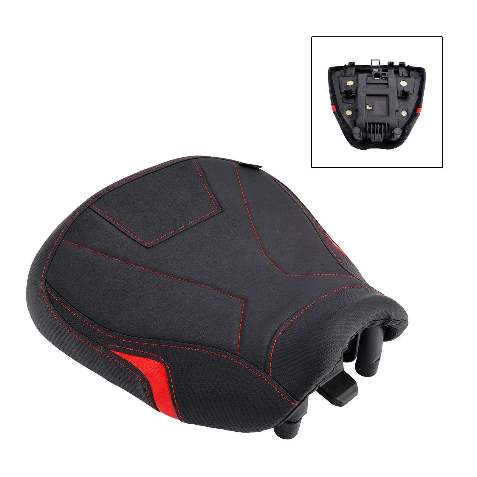 2021–2023 Yamaha Tracer 9/Gt Vorderfahrer-Raider-Sitz Soziussattel Schwarz