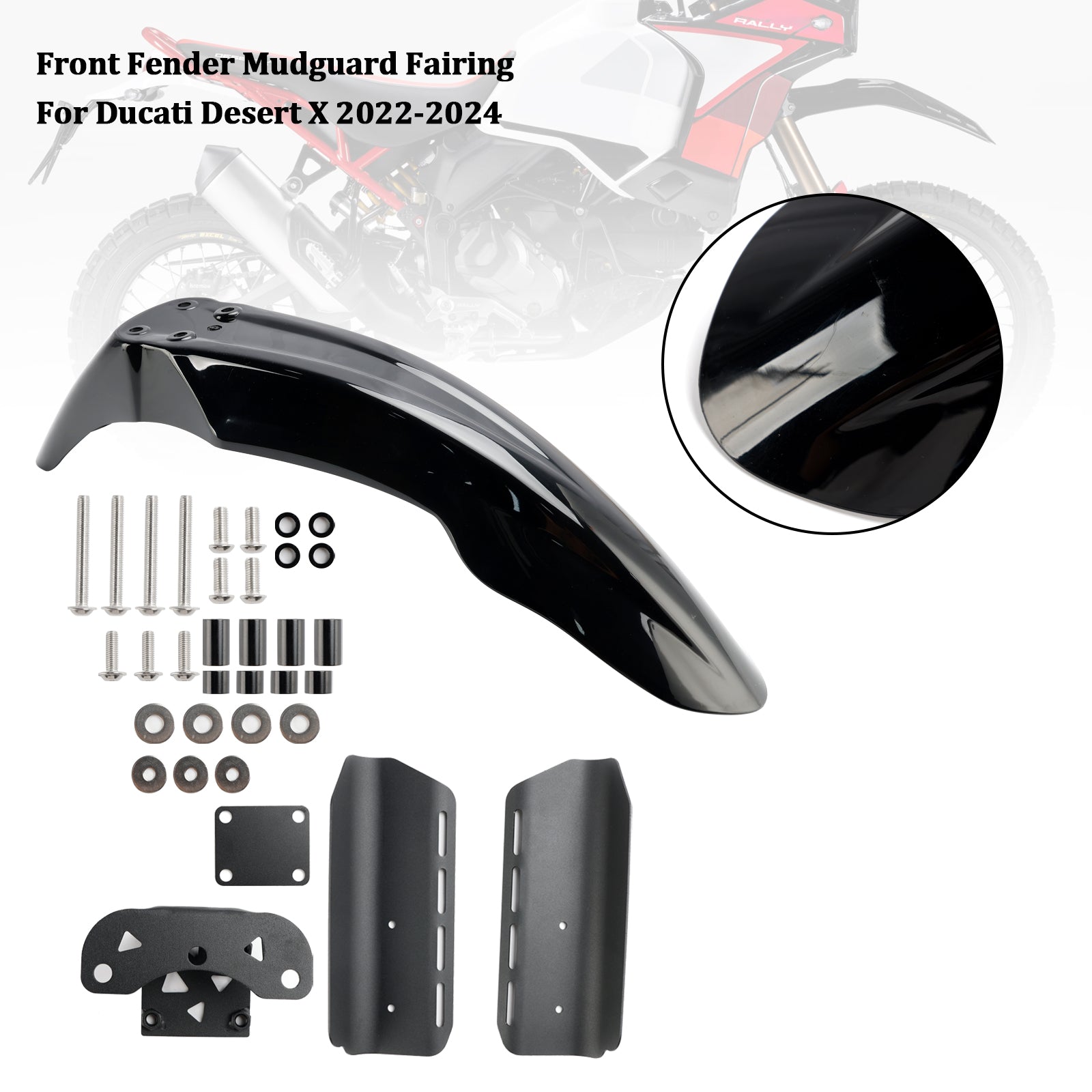 2022-2024 Ducati Desert X Front Fender Mudguard Fairing Cowl