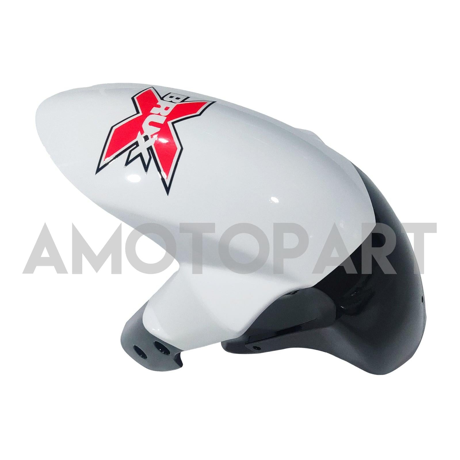 Amotopart 2007-2008 Suzuki GSXR1000 Black White Yellow Fearing Kit