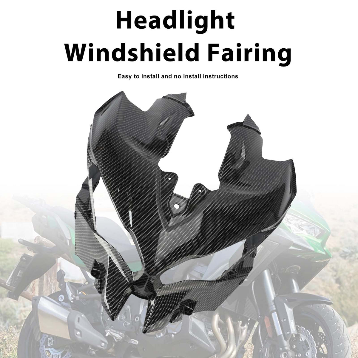 2019-2024 Kawasaki Versys 1000 Headlight Windshield Cover Fairing