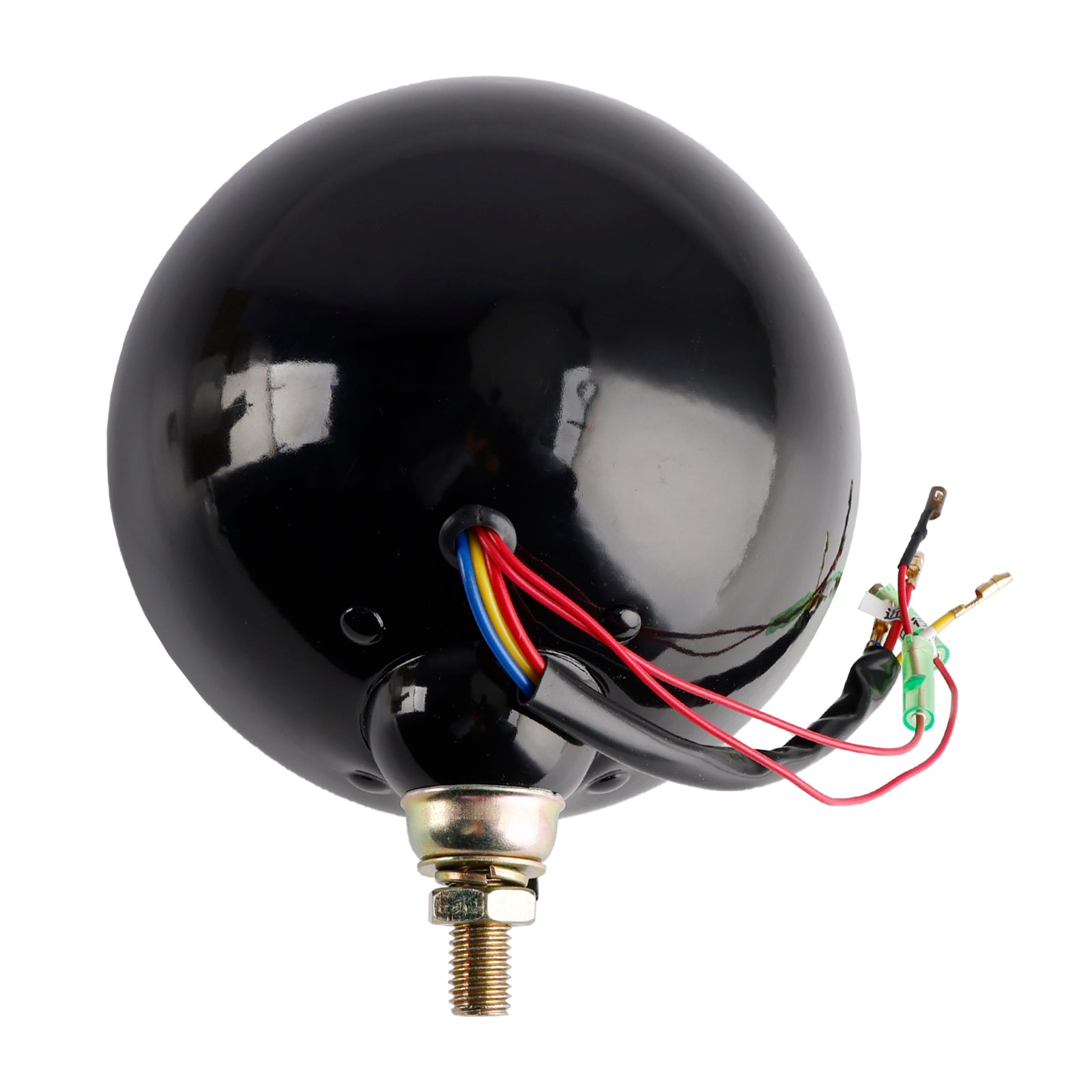 Motorcycle 5.75" Headlight Lamp Spotlight Universal 9-Bulbs  Black #83