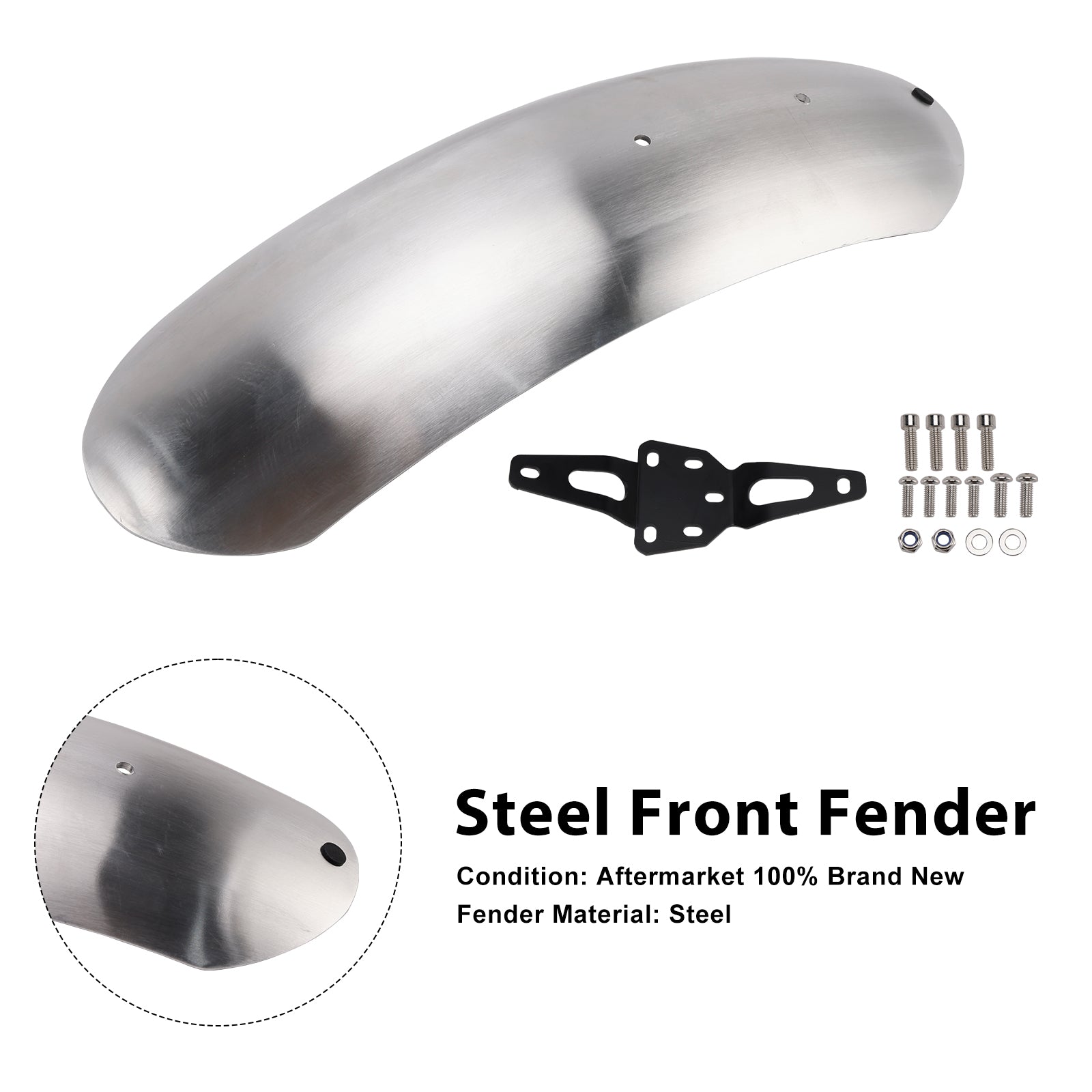 Street Scrambler 900 Speed Twin 900 Steel Front Fender Mudguard