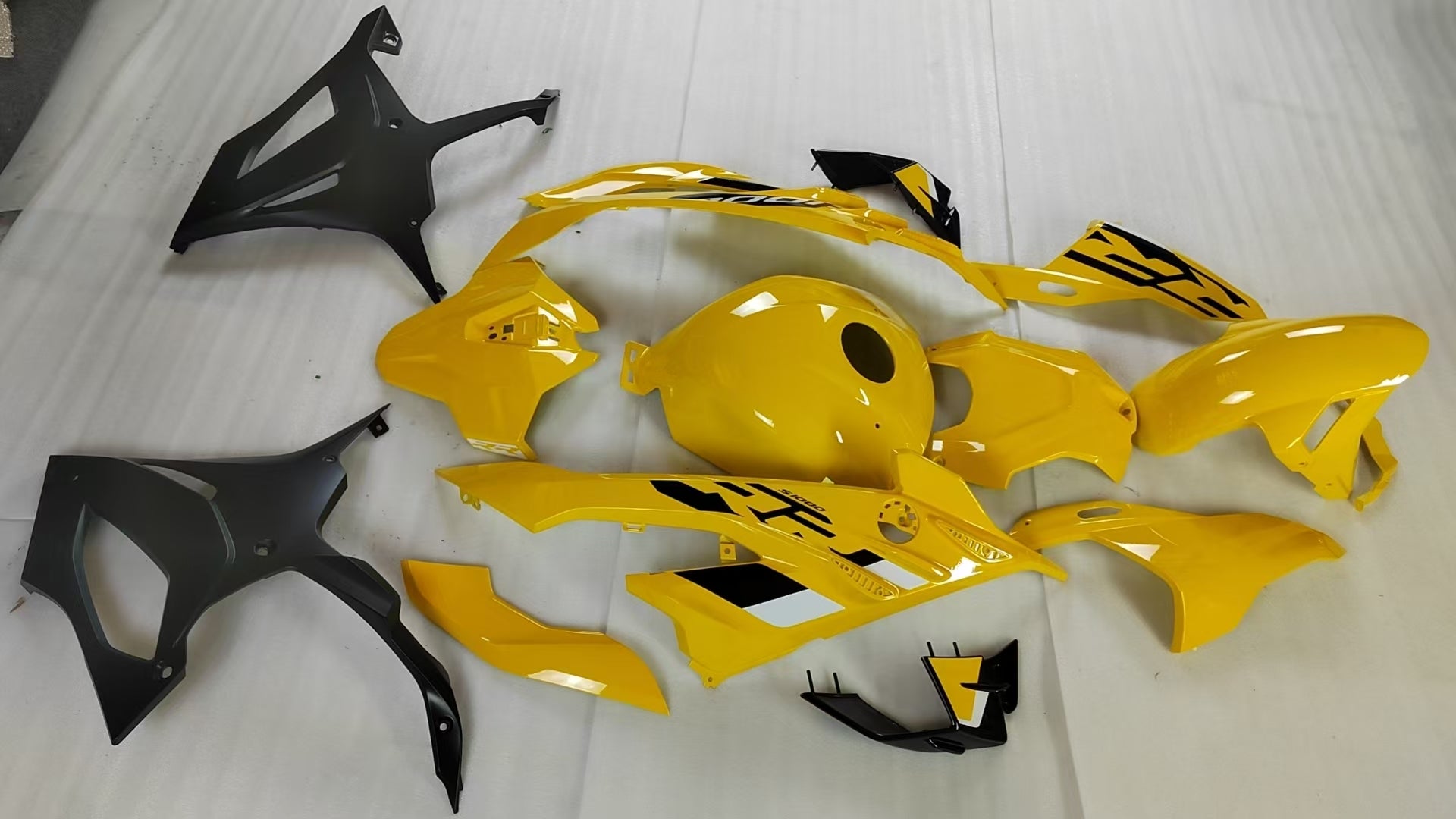 Amotopart 2023-2024 S1000RR BMW blank Blue Fairing Kit