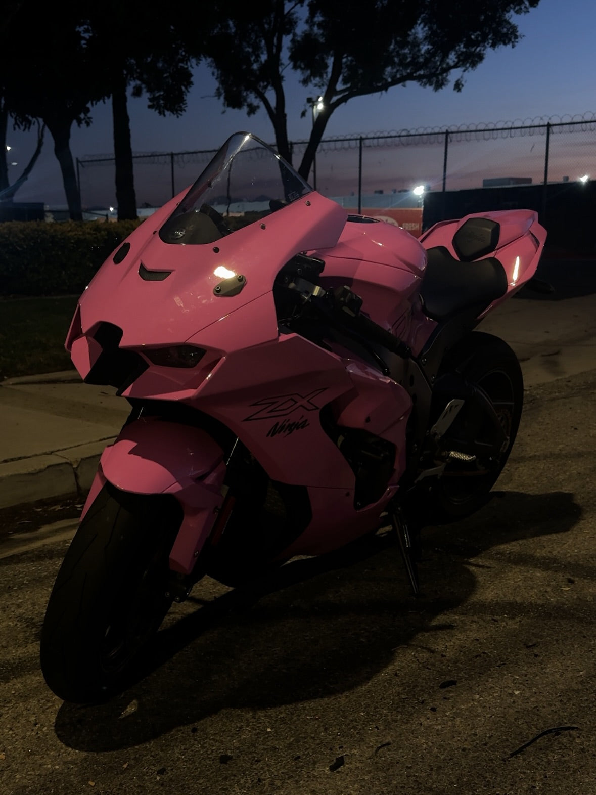 Amotopart 2021-2025 Kawasaki ZX 10RR ZX 10R Pink Fairing Kit