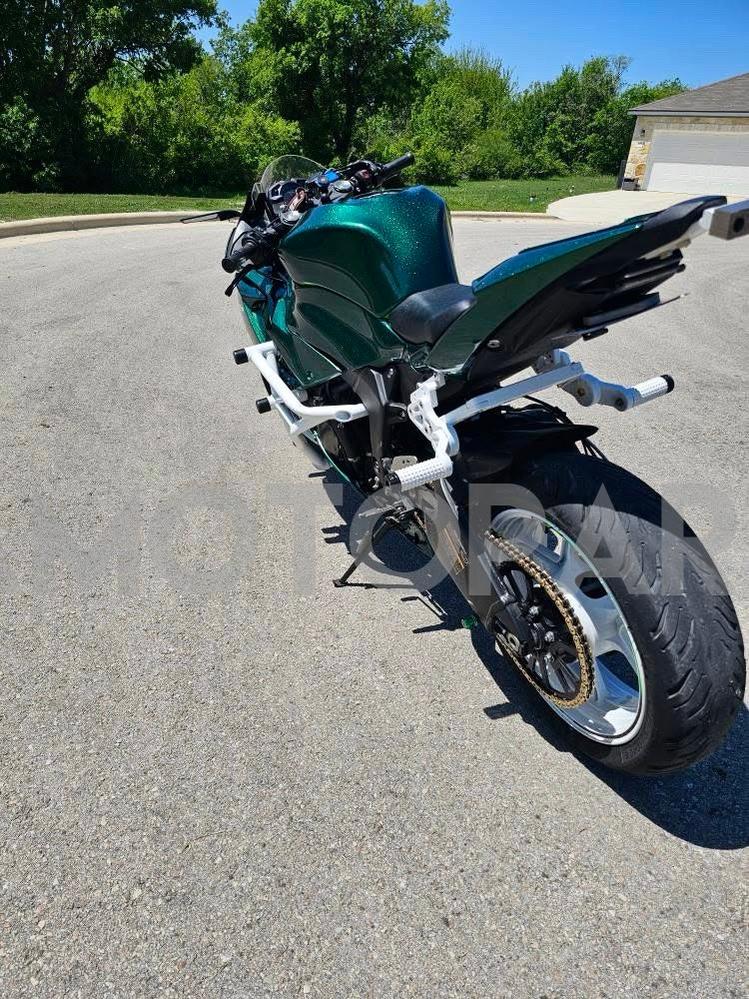 Kit carena Amotopart 2019-2023 Kawasaki ZX6R bianco blu