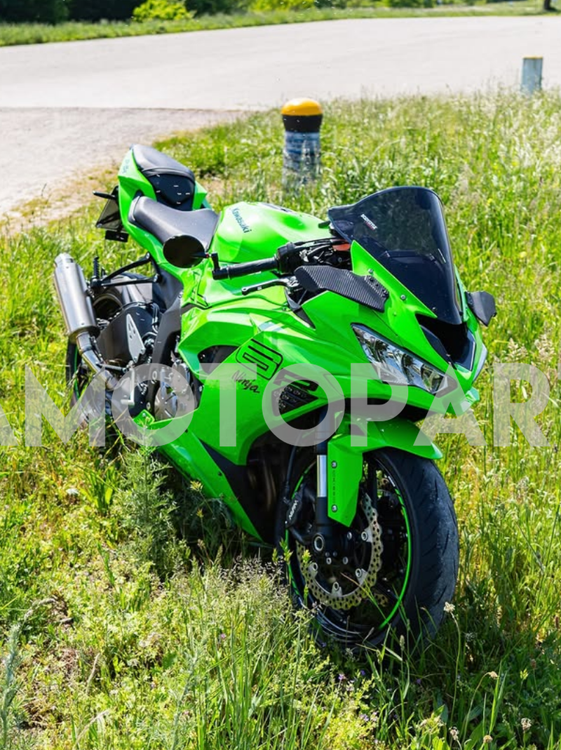 Kit carena Amotopart 2019-2023 Kawasaki ZX6R bianco blu