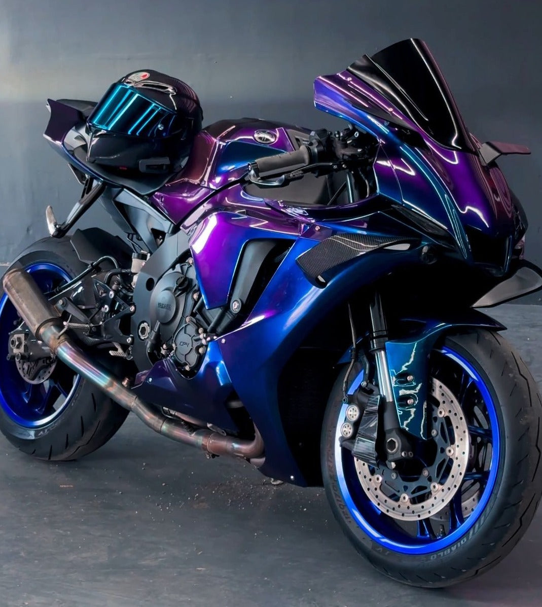 Amotopart 2020-2024 Yamaha YZF R1 Kit de carénage dégradé