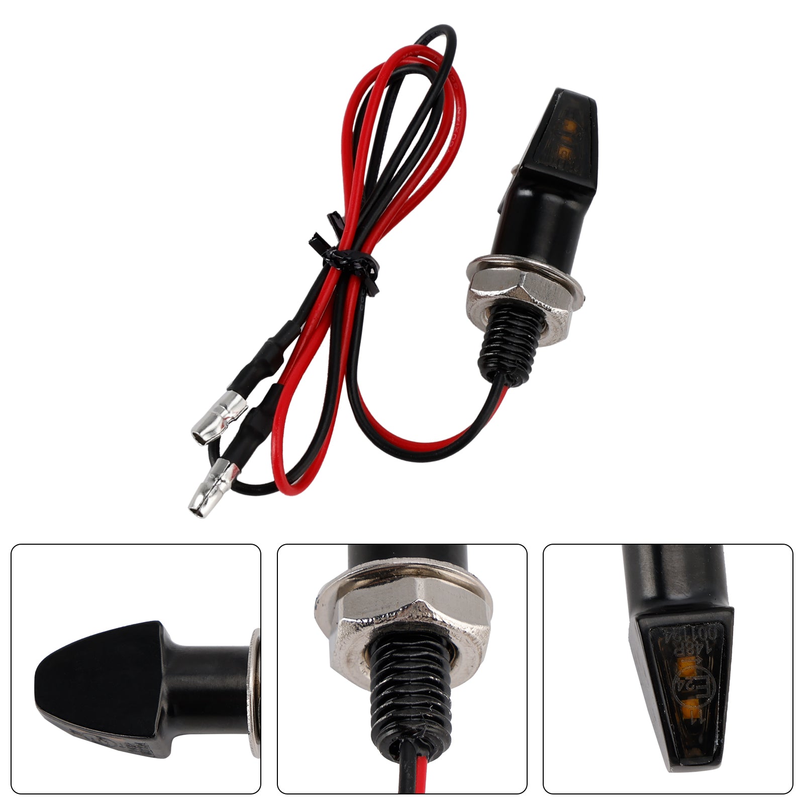 Universal MotorCycle 12V LED Turn Signal Indicator Light 8mm