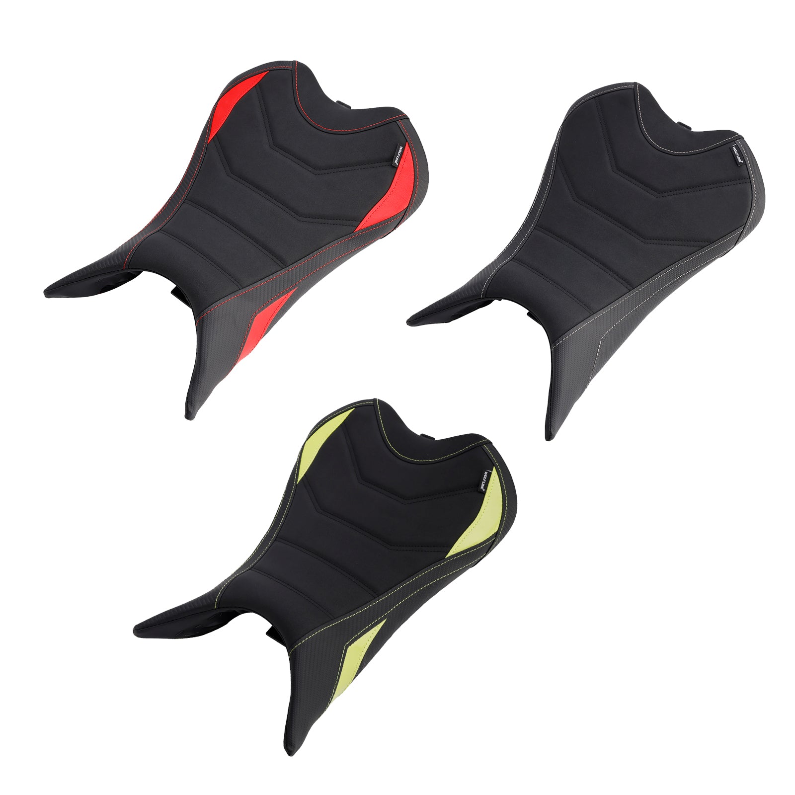 2023-2024 Street Triple 765/s/r przednie siedzenie kierowcy Raider Poduszka czerwona