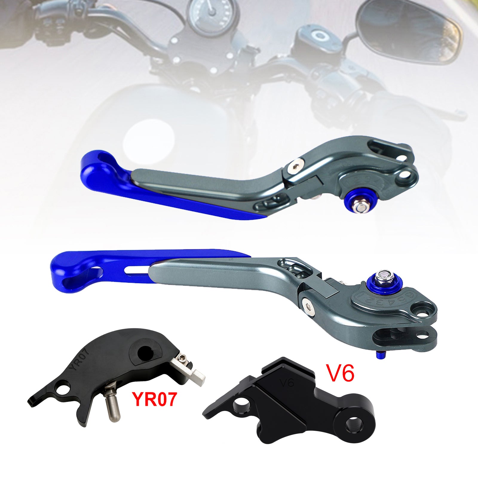 2024–2025 Yamaha XSR900 XSR900GP MT-09 verstellbarer Kupplungsbremshebel