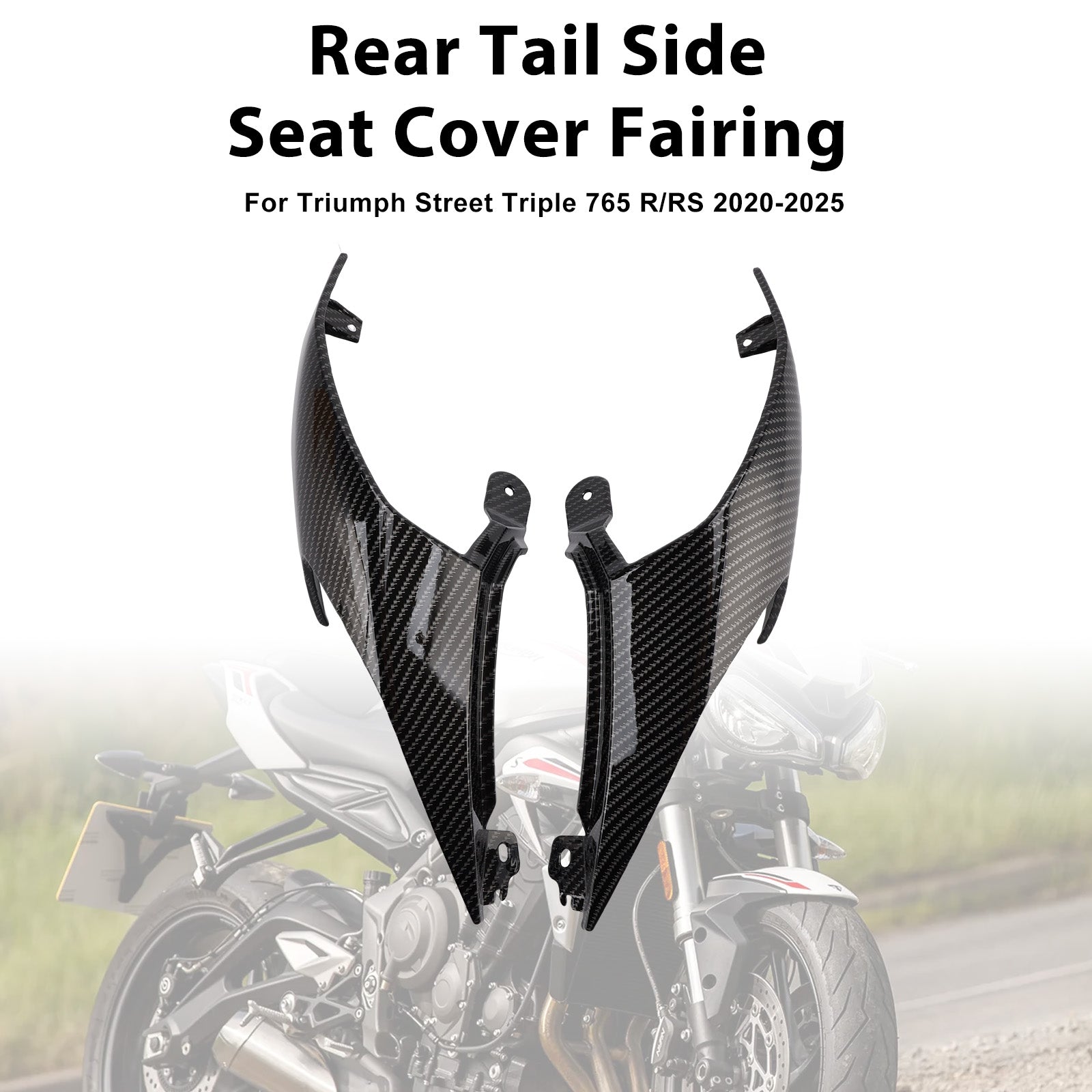 Street Triple 765 R RS 2020-2025 Rear Tail Side Seat Cover Fairing