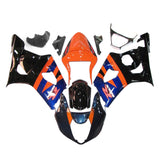 Amotopart 2003-2004 K3 GSXR1000 Suzuki Orange&Blue Fairing Kit