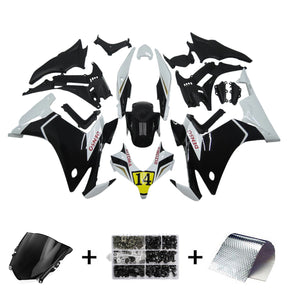 Amotopart 2013-2015 Honda CBR500R  White Black Fairing Kit