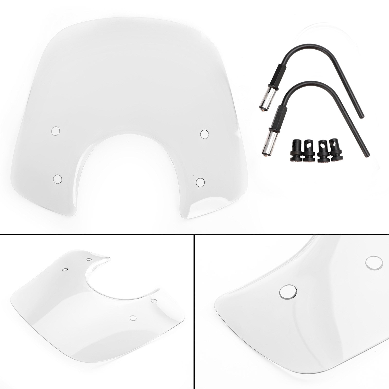 Windshield Windscreen fit for Vespa LX50 LX125 LX150 GT200 GTS250ie GTS300 Super