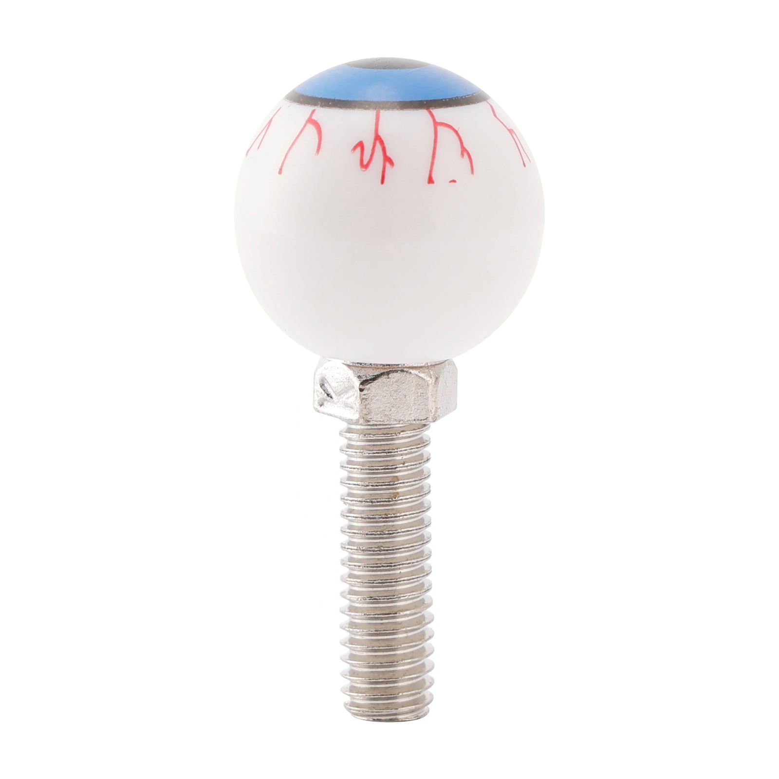 4x Motorcycle Bike Plastic Eyeball License Plate Bolt On Screw On Frame Nut